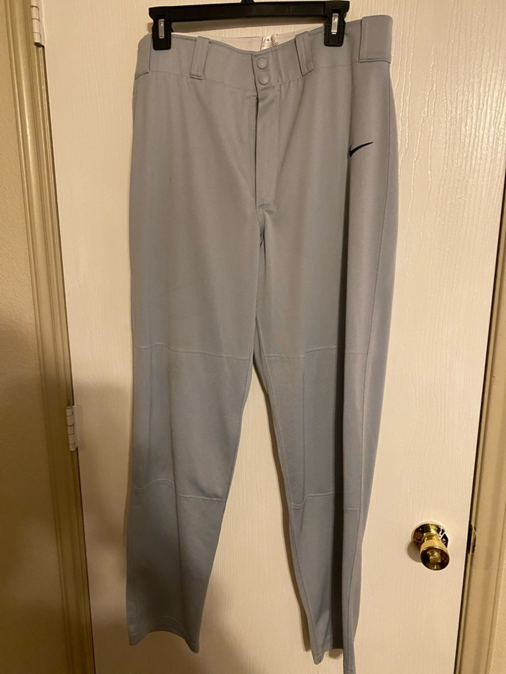 Nike Men’s Light Gray Athletic Baseball Pants